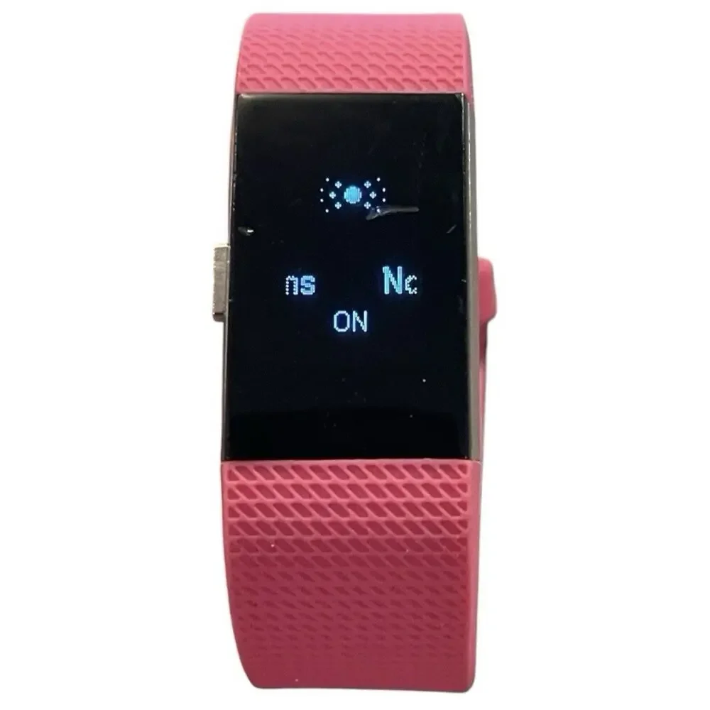 Fitbit Charge 2 Pink Band Size S Heart Rate Tracker w/ Box – Scratch on Screen